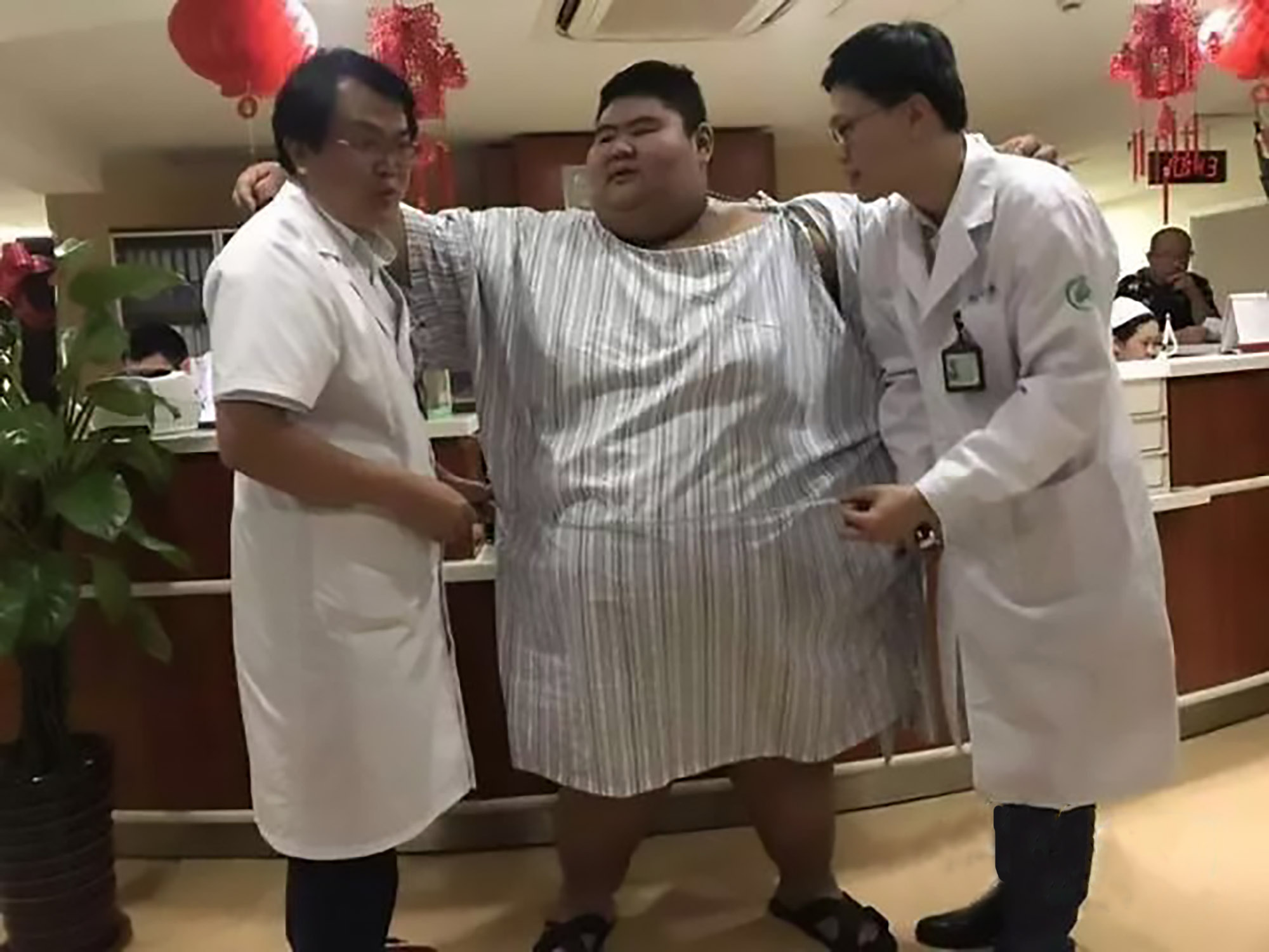 Old fat chinese men