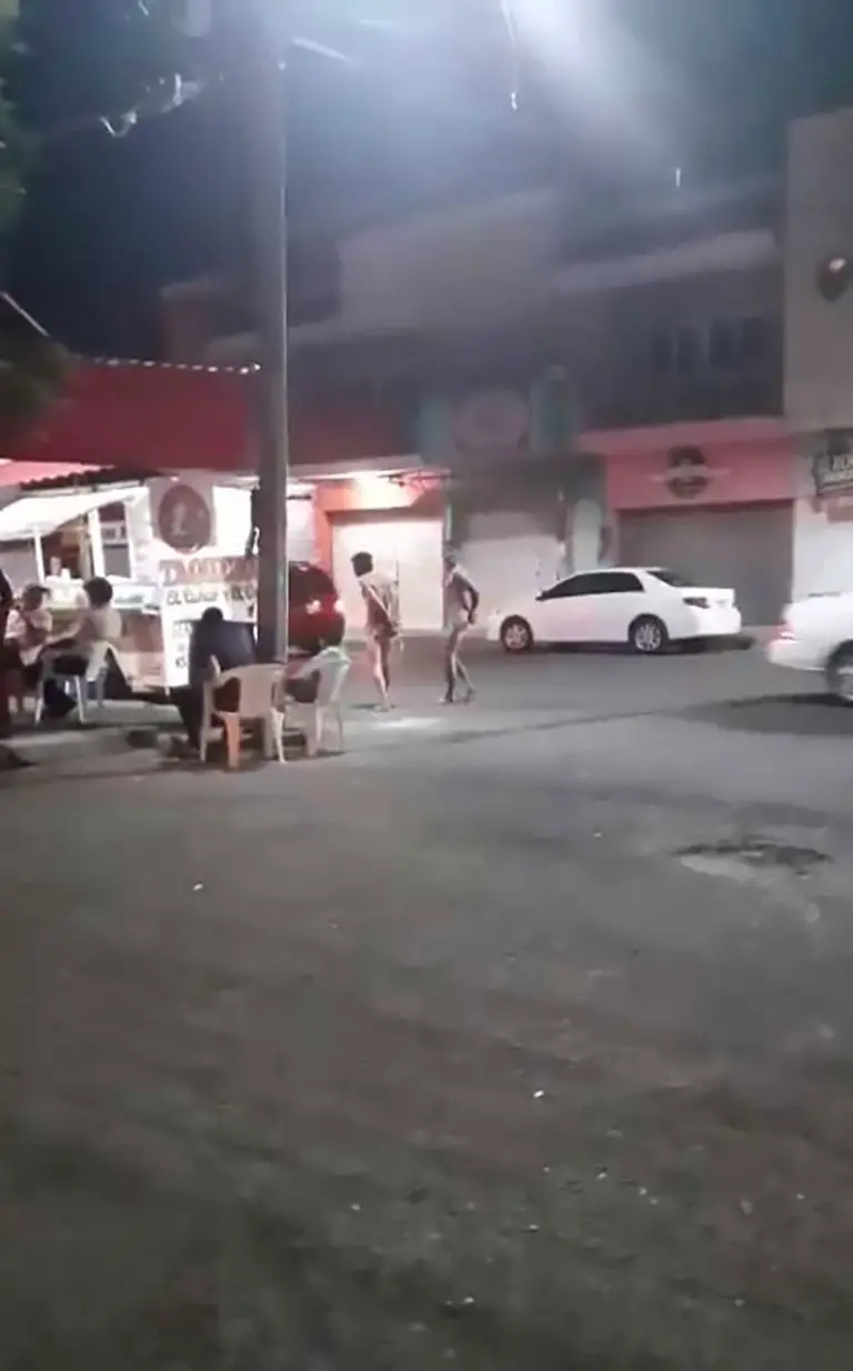 Thieves Stripped And Forced To Walk Naked In Street