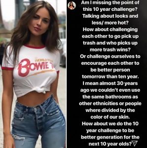 Read more about the article Baby Driver Actress Slams 10 Year Challenge