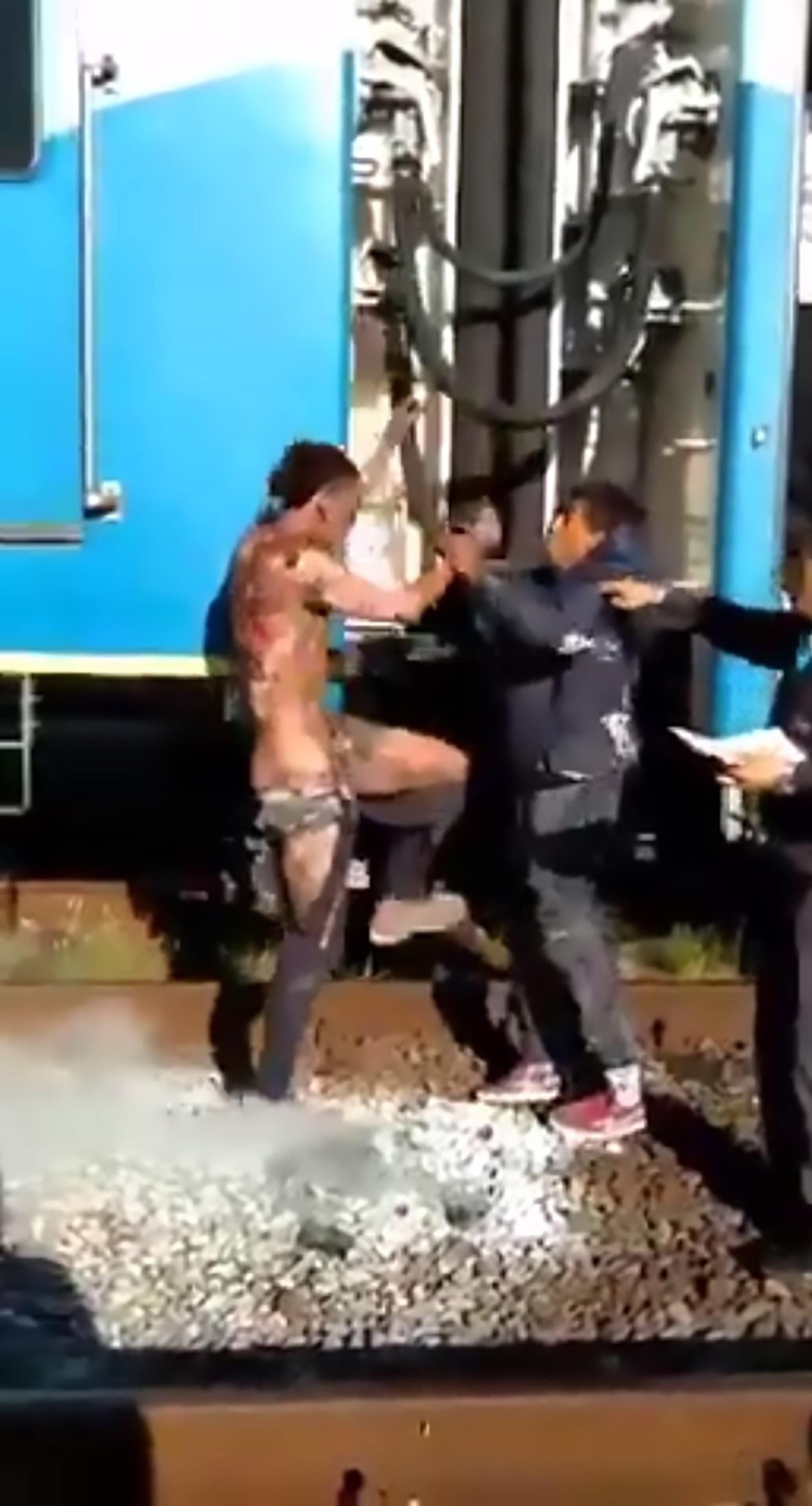 Read more about the article Electric Shock Burns Off Clothes Of Man On Train Roof