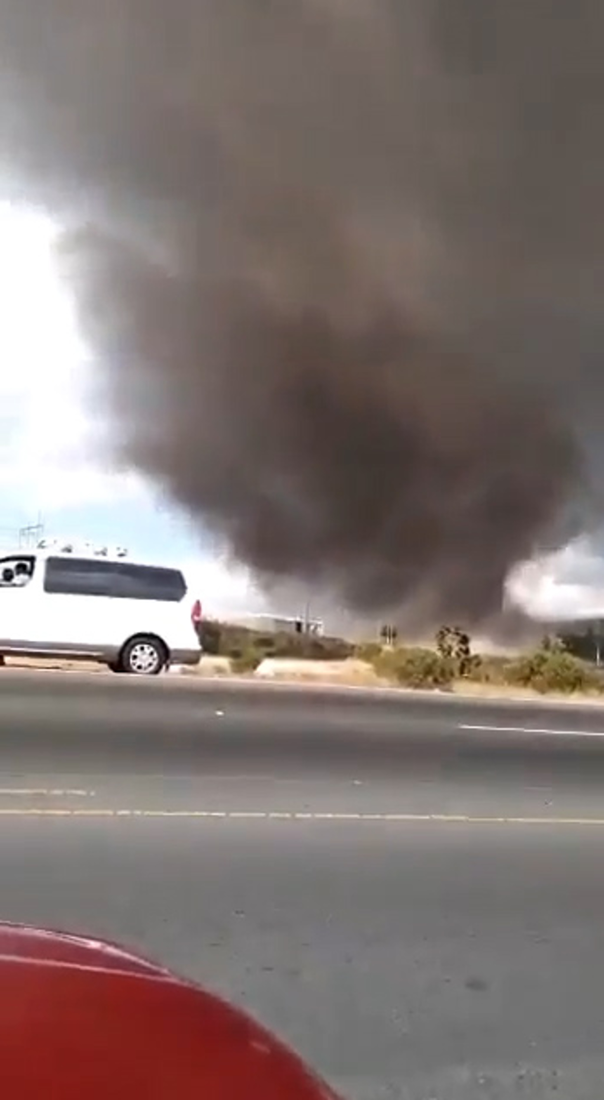 Read more about the article Huge Swirling Dust Vortex Twister Caught On Camera