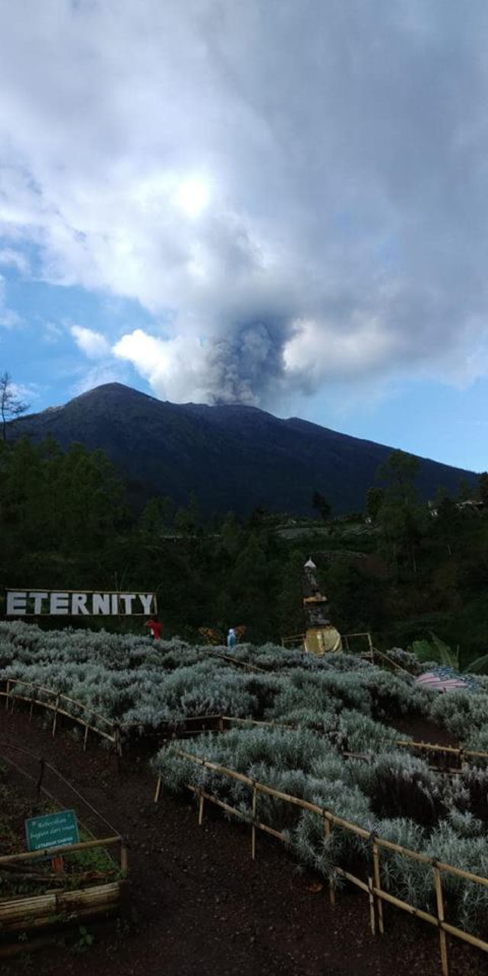 Read more about the article Bali Volcano Erupts As Temple Worshippers Flee In Fear