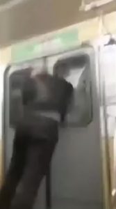 Read more about the article Russian Hulk Smashes Moving Train Window After Breakup