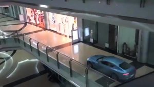 Read more about the article Saudi Man Drives Inside Shopping Centre In Sports Car