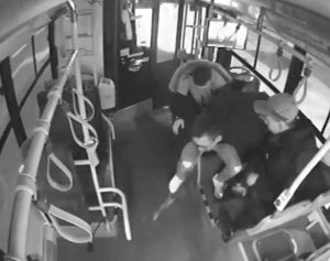 Read more about the article Puking Bus Passengers Mates Punch Up Moaning Bus Driver