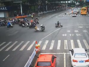 Read more about the article Drunk Scooter Teen And GF Crash At Busy Crossroads