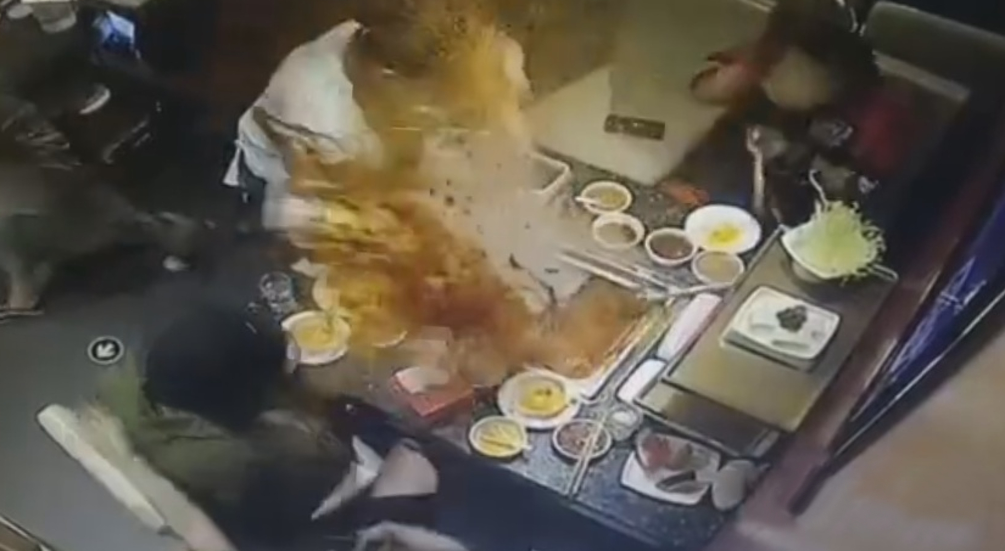 Read more about the article Lighter In Restaurant Hot Pot Explodes Drenching Patrons