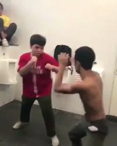 Read more about the article Schoolkids Bare-Knuckle Bout In School Toilet Fight Club