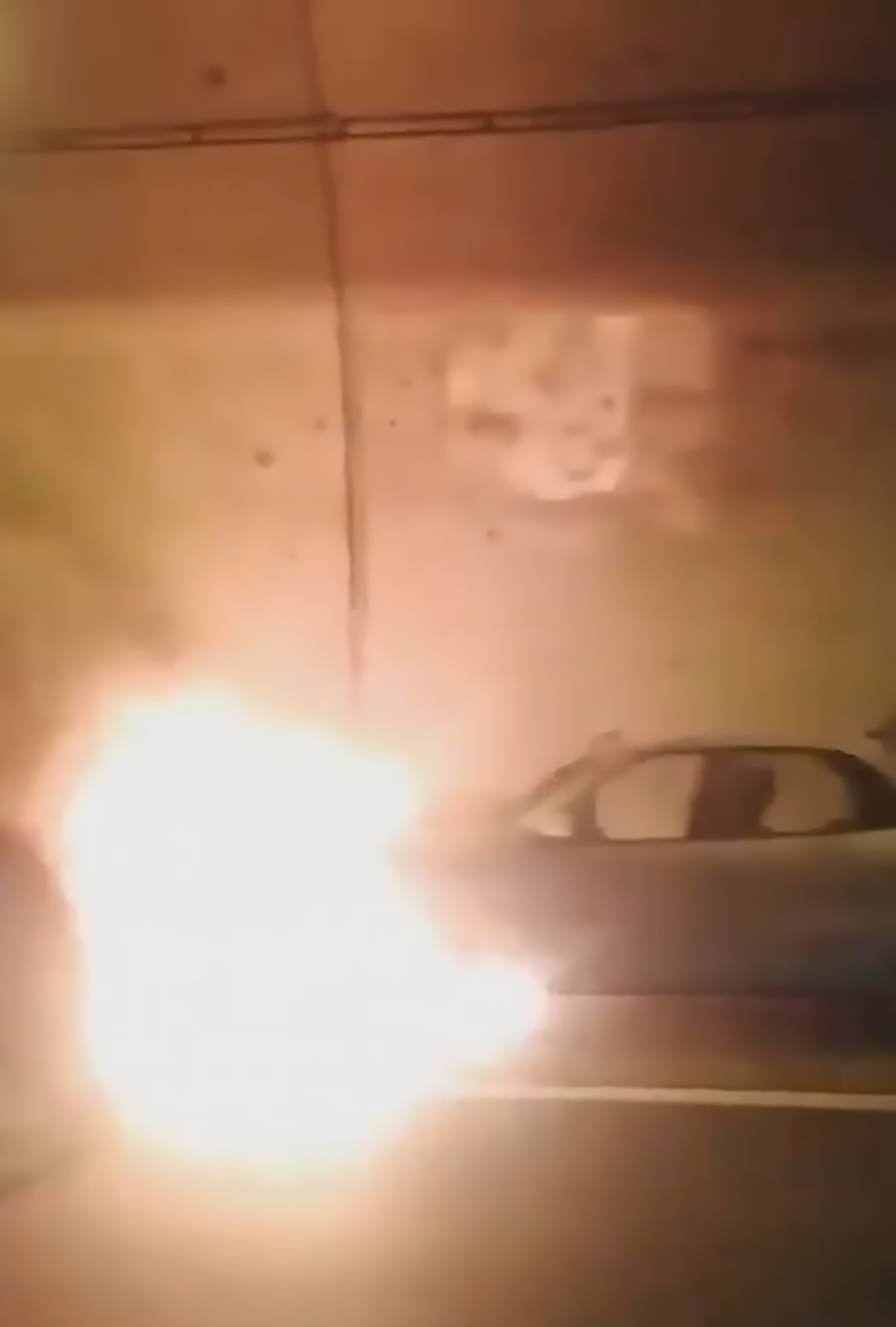 Read more about the article Burning Car Explodes As Passing Couple Joke It Might