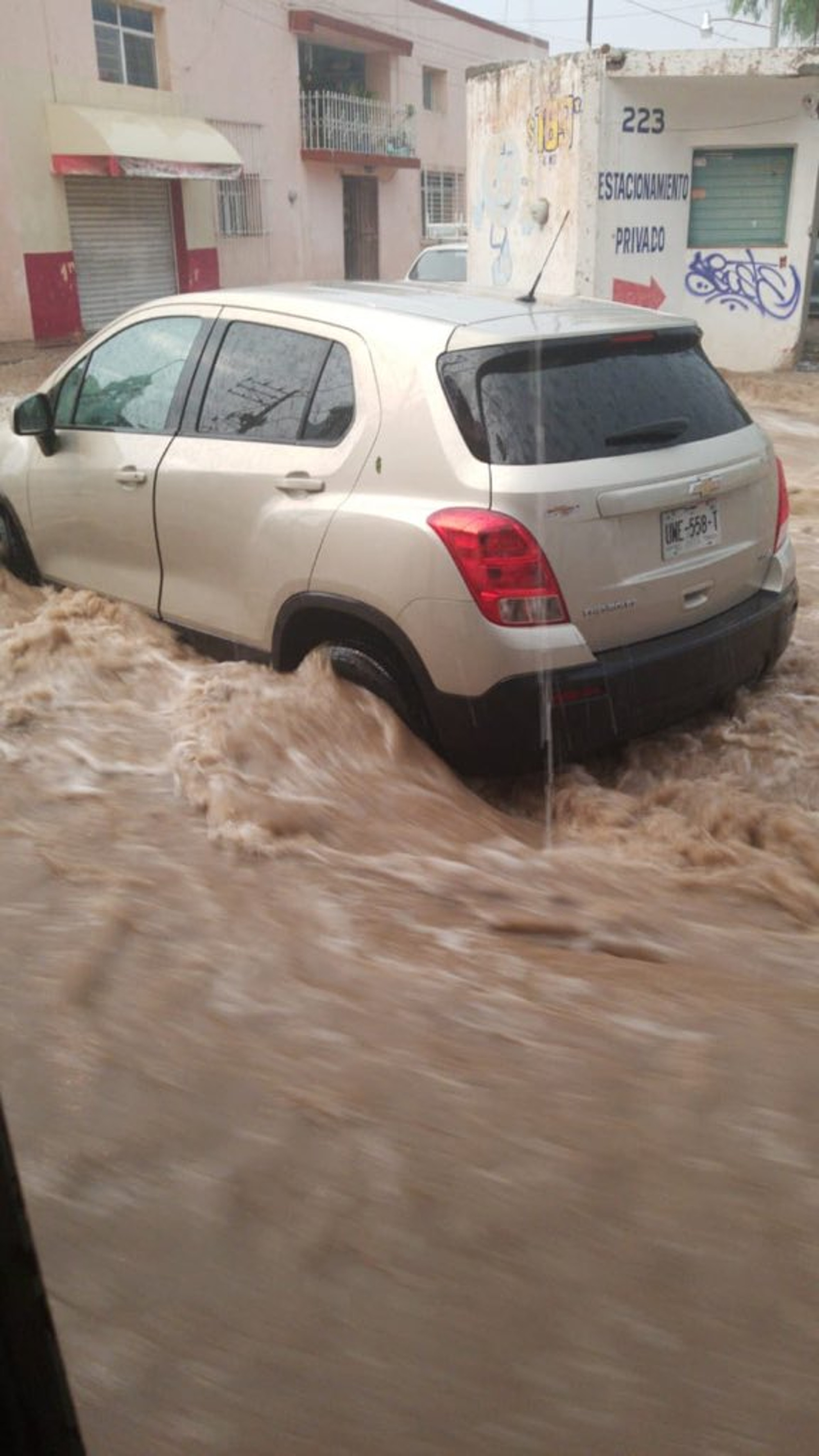 Read more about the article Cars Washed Away As Flooded City Street Becomes River