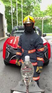 Read more about the article Fireman Uses Power Saw In Viral Bottle Cap Challenge