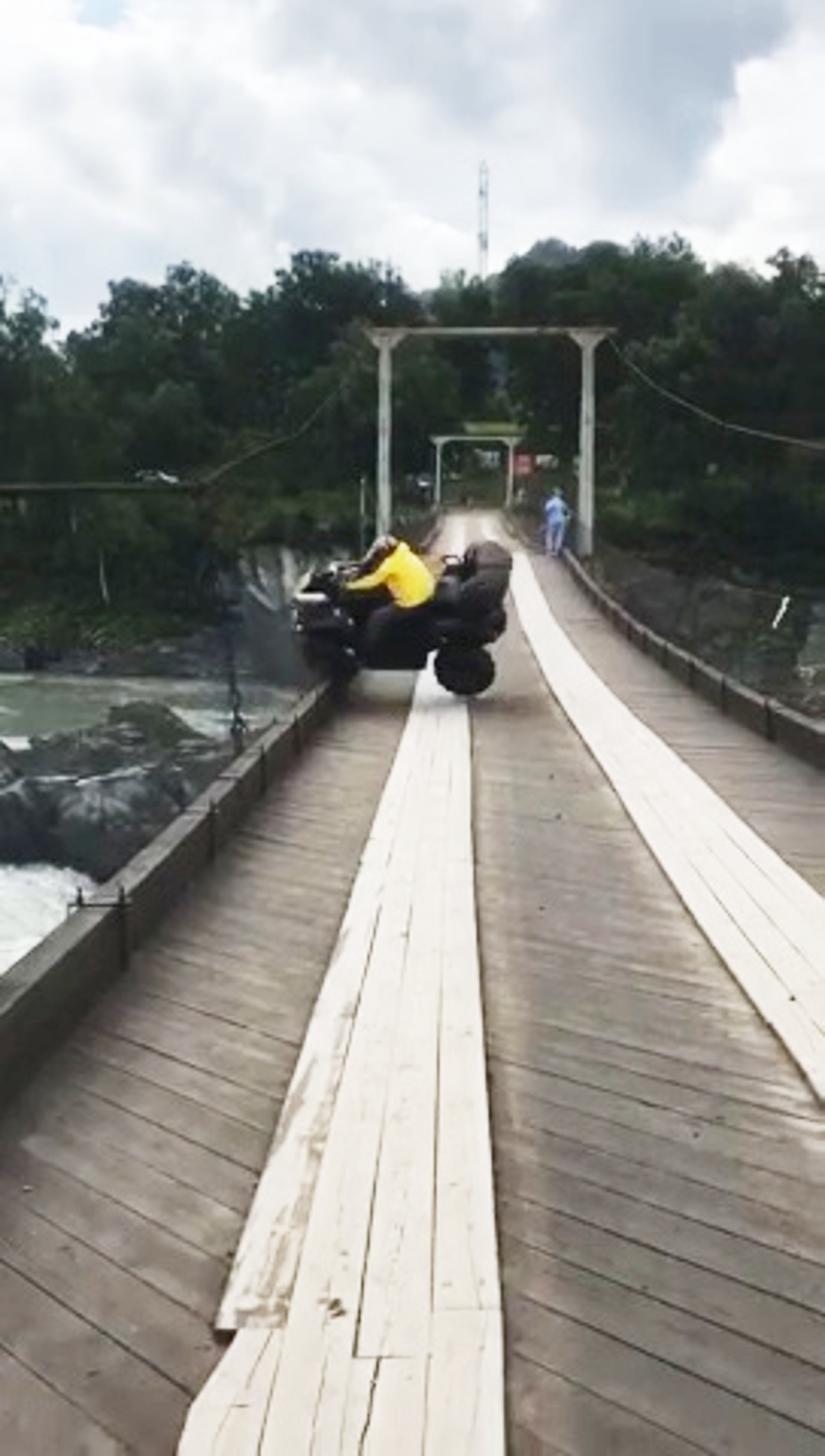 Read more about the article Quadbiker Thrown From Bridge Into Fast-Flowing River