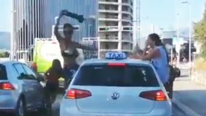 Read more about the article Female Tourists Strip And Twerk On Taxi In Brit Hotspot