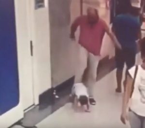 Read more about the article Moment Burly Dad Kicks Toddler Son In Shopping Centre
