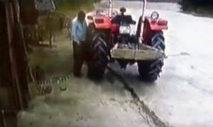 Read more about the article Moment Exploding Tractor Tyre Sends Owner Flying