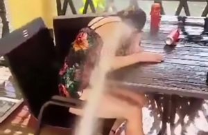 Read more about the article Waiter Hoses Down Couple Asleep At Table After Night Out