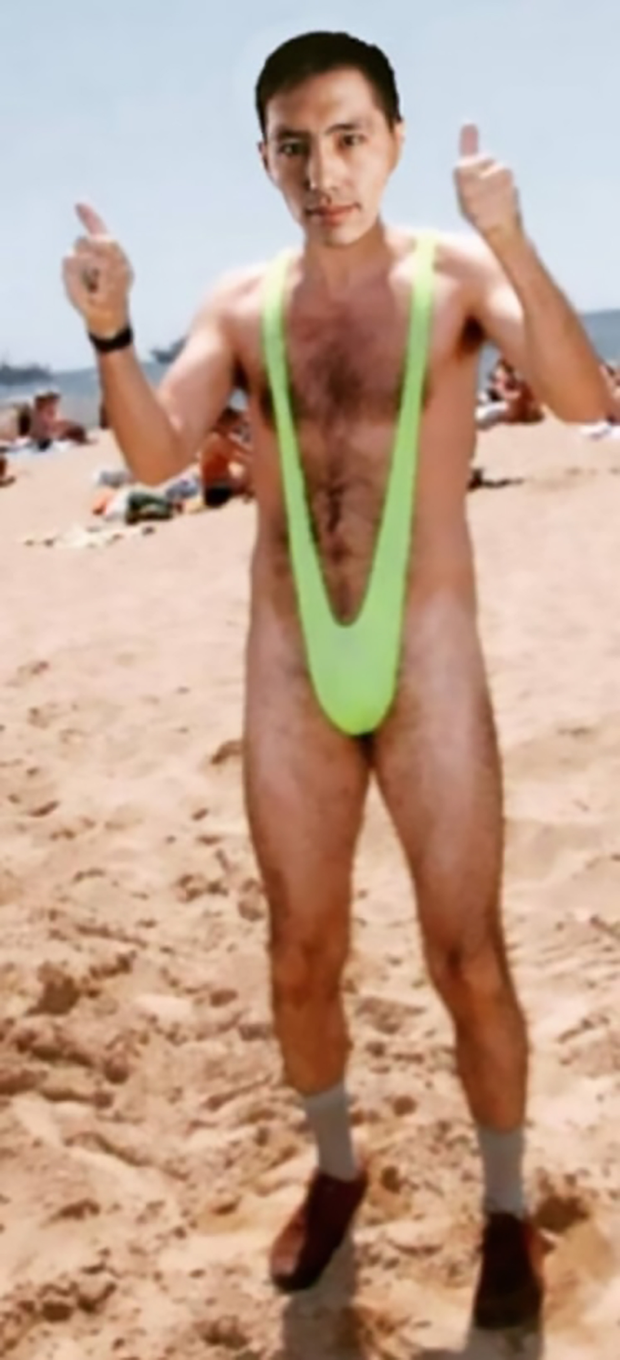 Read more about the article Canadian Boxer Sorry For Opponents Borat Mankini Snap