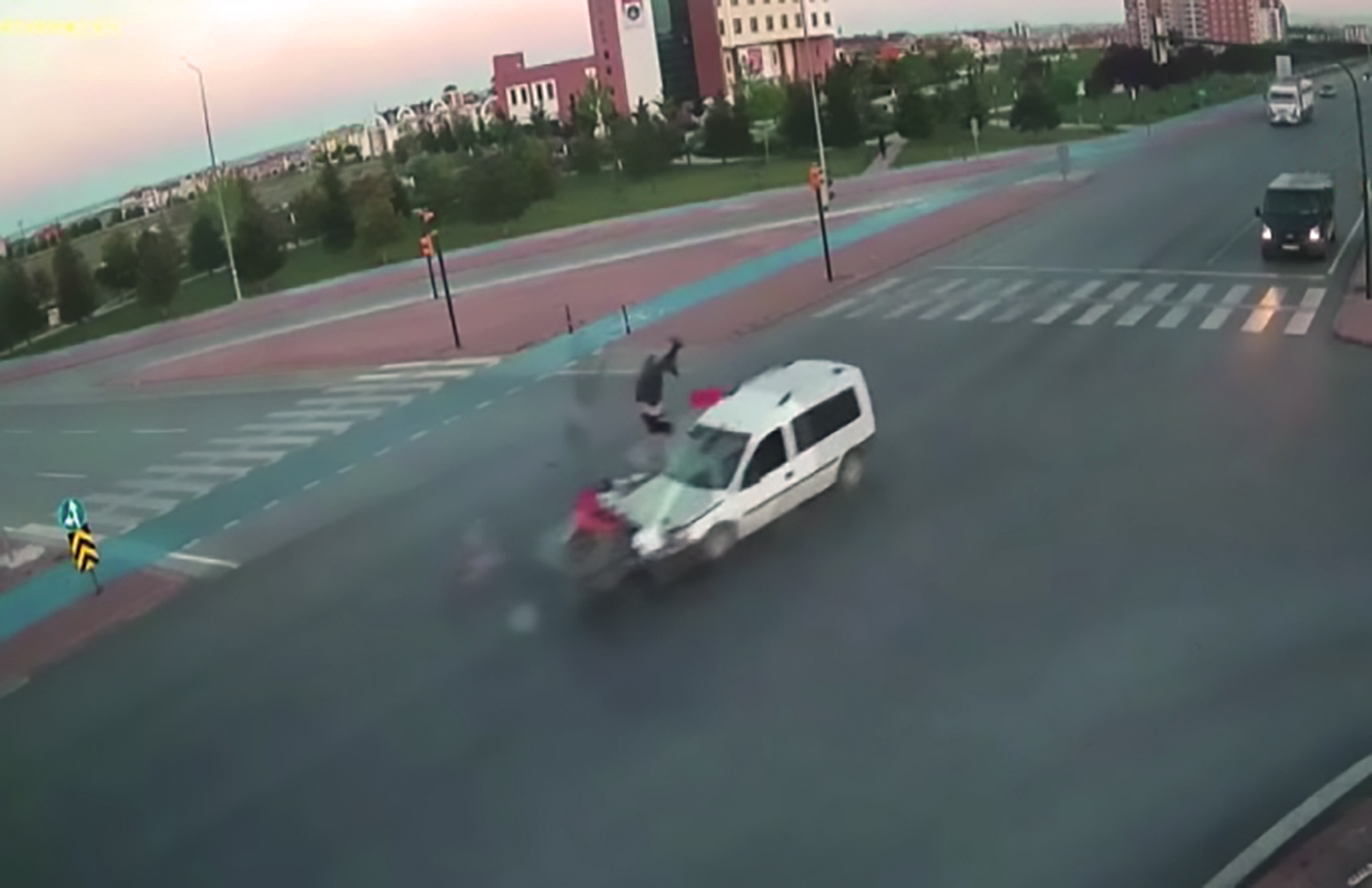 Read more about the article Van Jumps Red Light, Sends Biker Flying Into Wheelchair