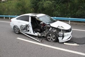 Read more about the article Man Killing Mosquito Crashes Car Into Motorway Barrier
