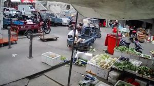 Read more about the article Tot Reverses Idling Pedicab Into Woman At Market