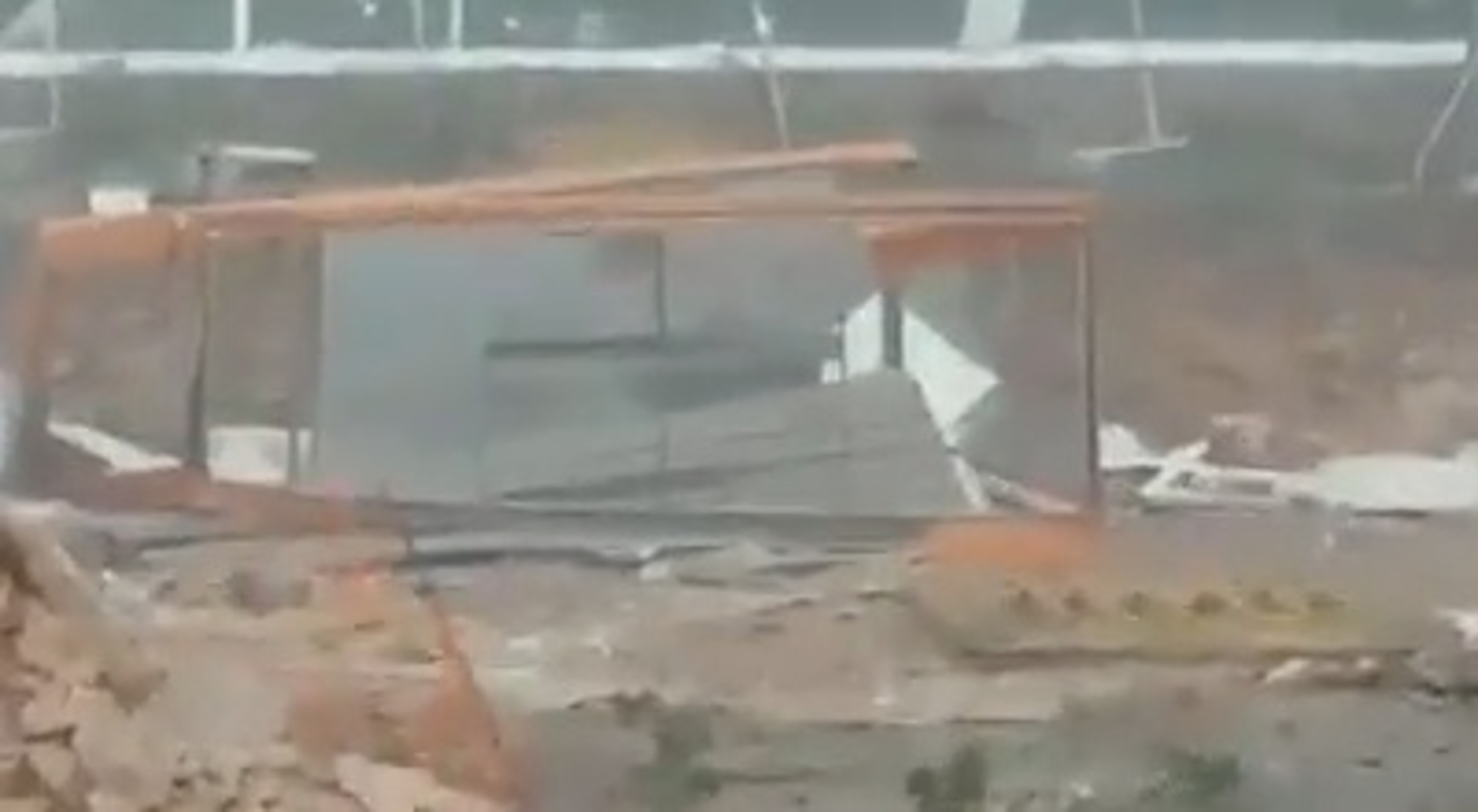 Read more about the article New Footage Shows Ibiza Tornado Lifting Builders Hut