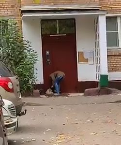 Read more about the article Woman Holds Dog By Hind Legs And Smashes It Against Door