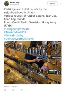 Read more about the article Hong Kong Cops Lock Up Journo Who Collected Used Ammo