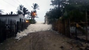 Read more about the article Panic As Metre-High Sea Foam Floods Mexico Streets