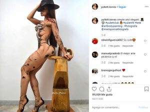 Read more about the article Busty Model Paints Naked Body For Halloween
