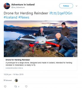 Read more about the article Reindeer Herding Drone Takes Off In Time For Xmas