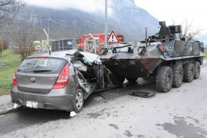 Read more about the article Armoured Vehicle Kills OAP Woman In Head-On Road Crash