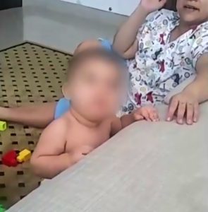 Read more about the article Cruel Babysitter Filmed Slapping Innocent Babys Head