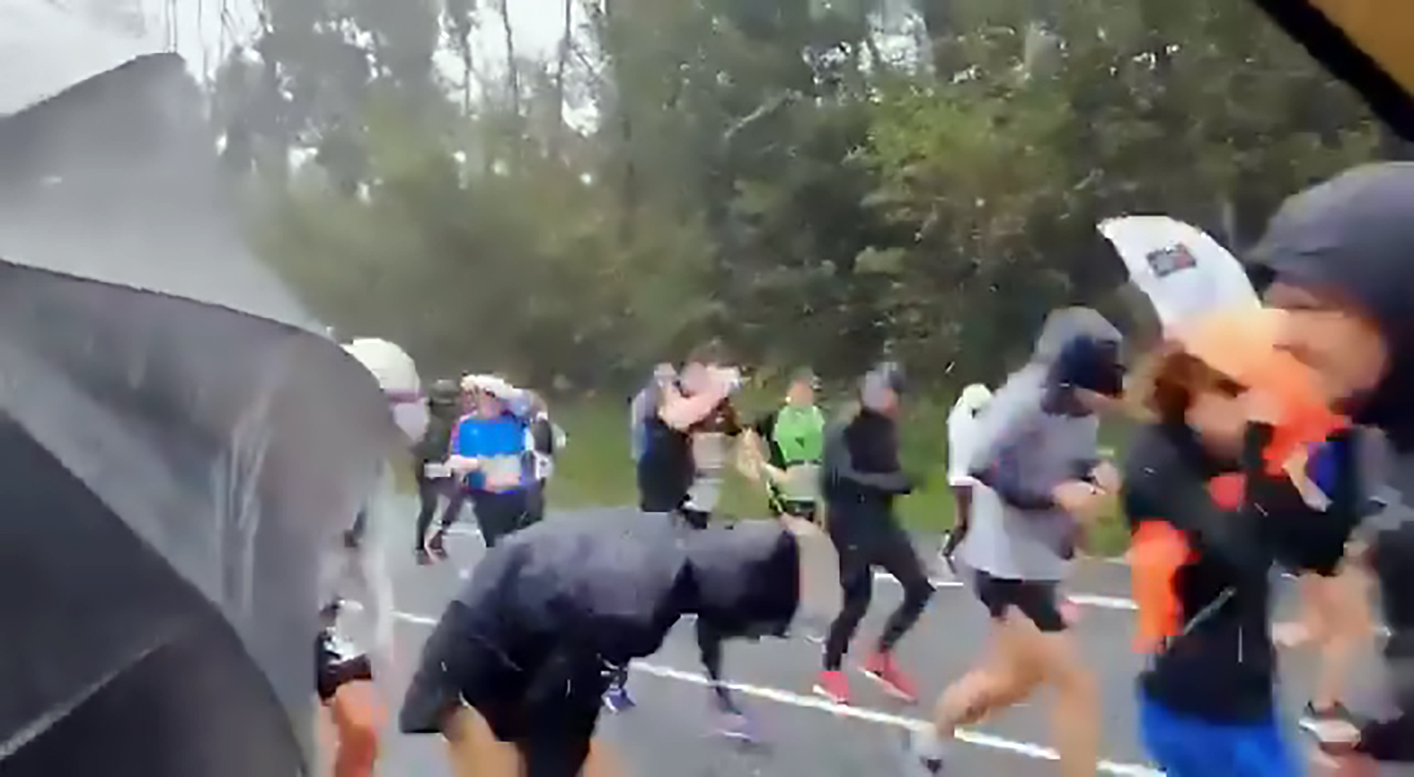Read more about the article Brutal Hailstorm Forces Runners To Jog Backwards