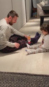 Read more about the article Messis Heartwarming Bottle Flip With 1yo Son