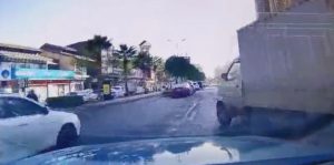 Read more about the article Speeding Audi Flips Upside Down And Cuts Down Palm Tree