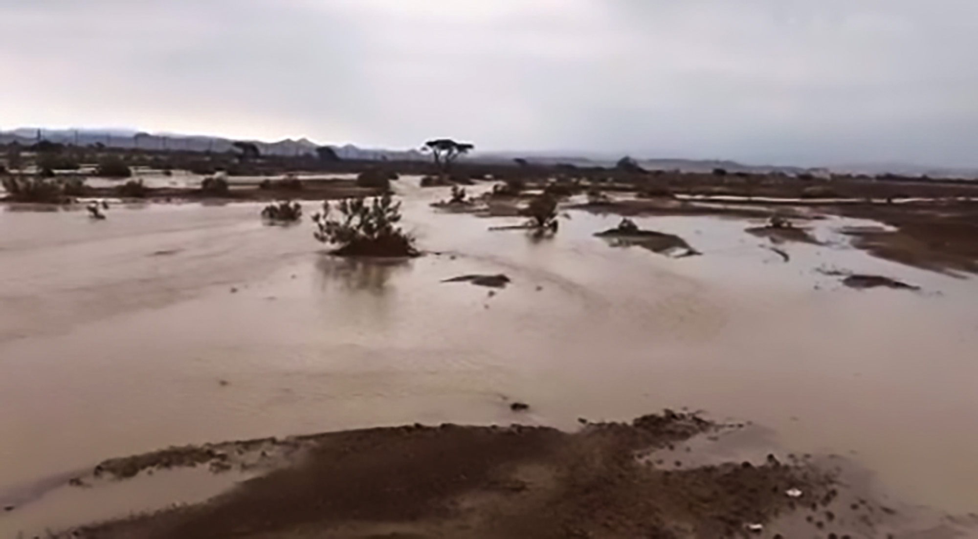 Read more about the article Bone Dry UAE Region Hit By Floods Amid Weather Warning