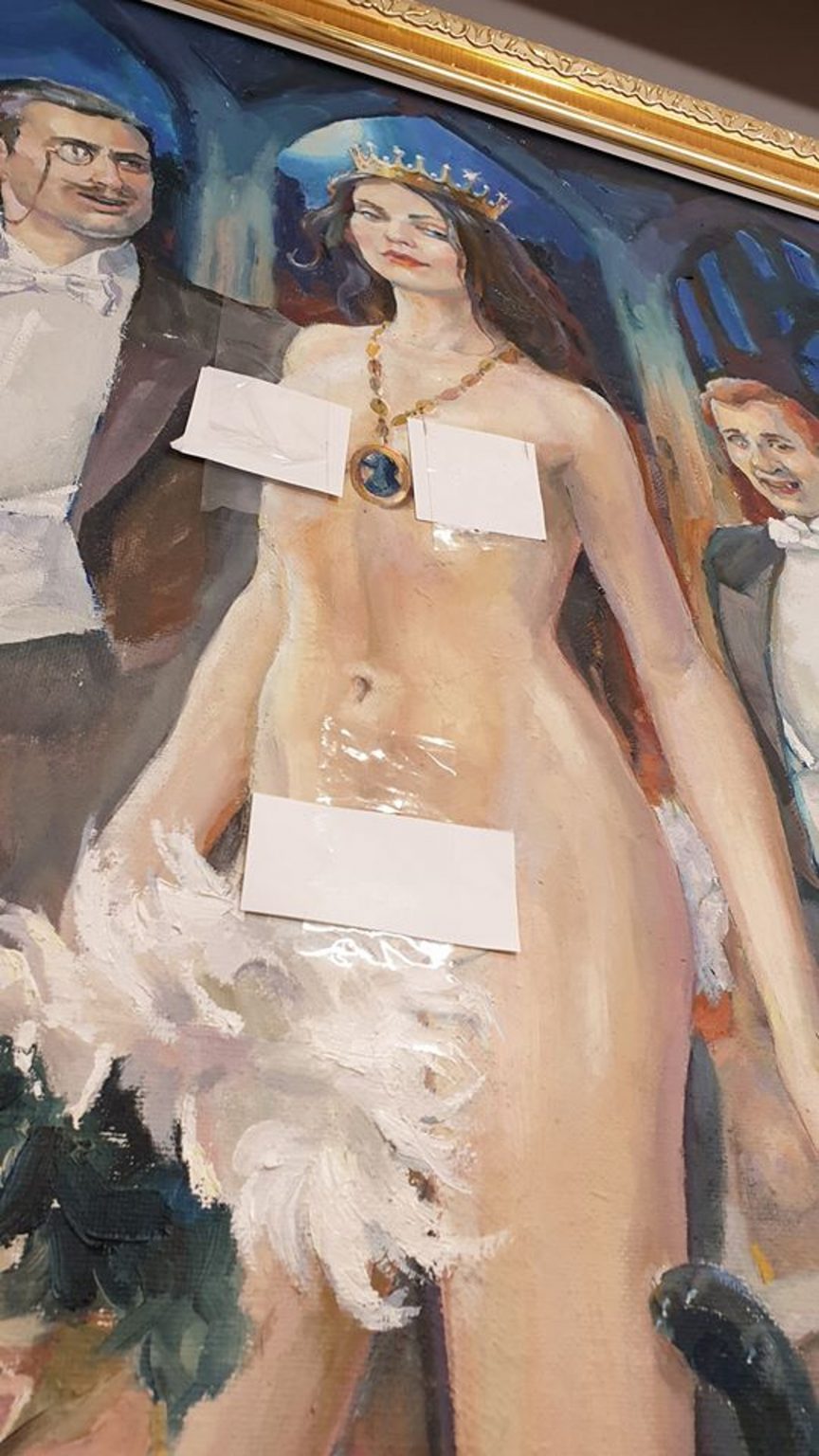 Naked Girl Wearing Postit Notes Stock Photo & More 