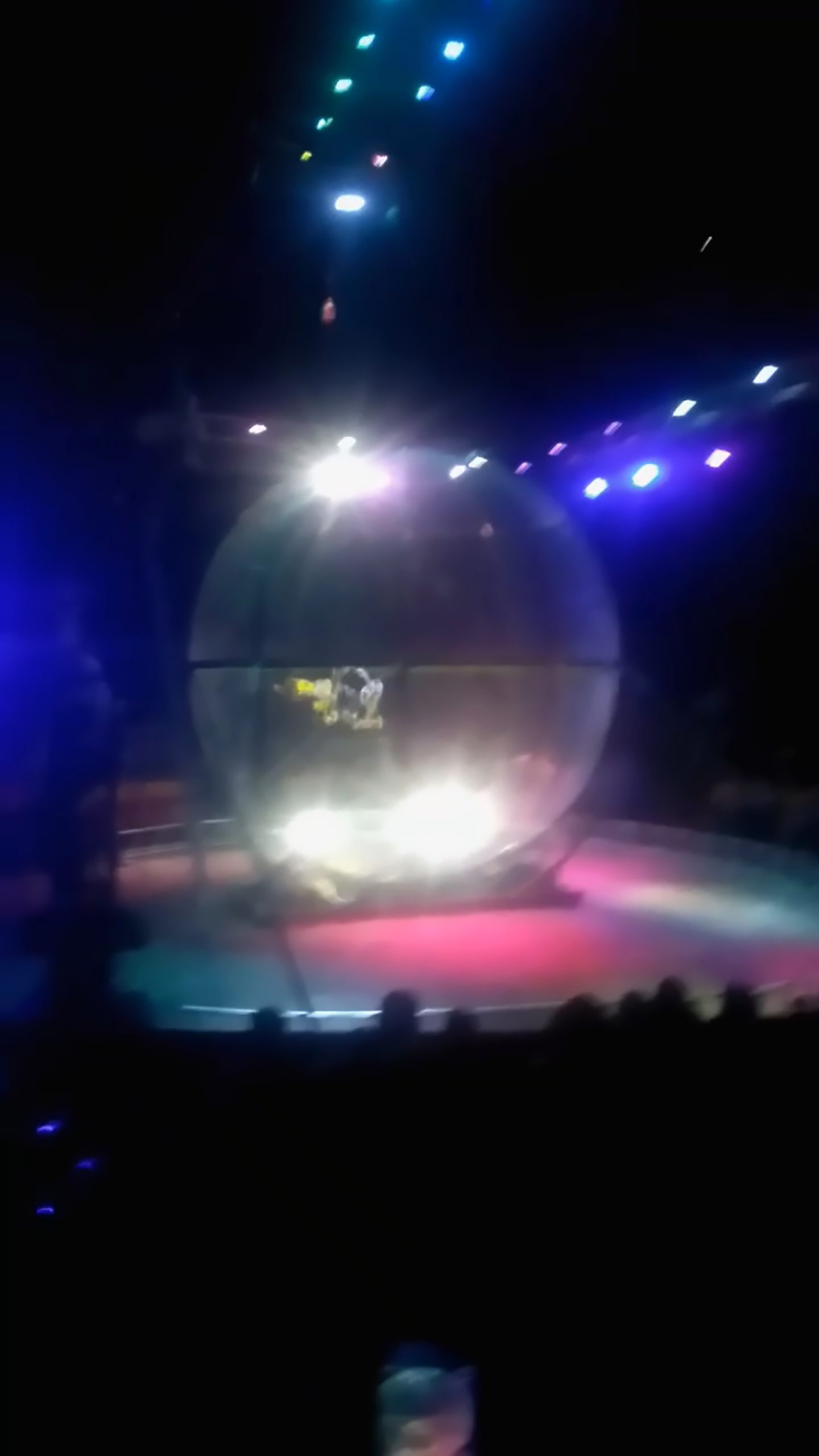 Read more about the article Bike Stunt Rider Plunges During Circus Globe Death Show