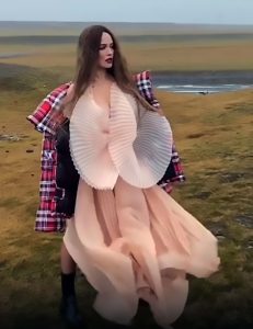 Read more about the article Sexy Singer Poses In See-Through Dress In Chilly Iceland
