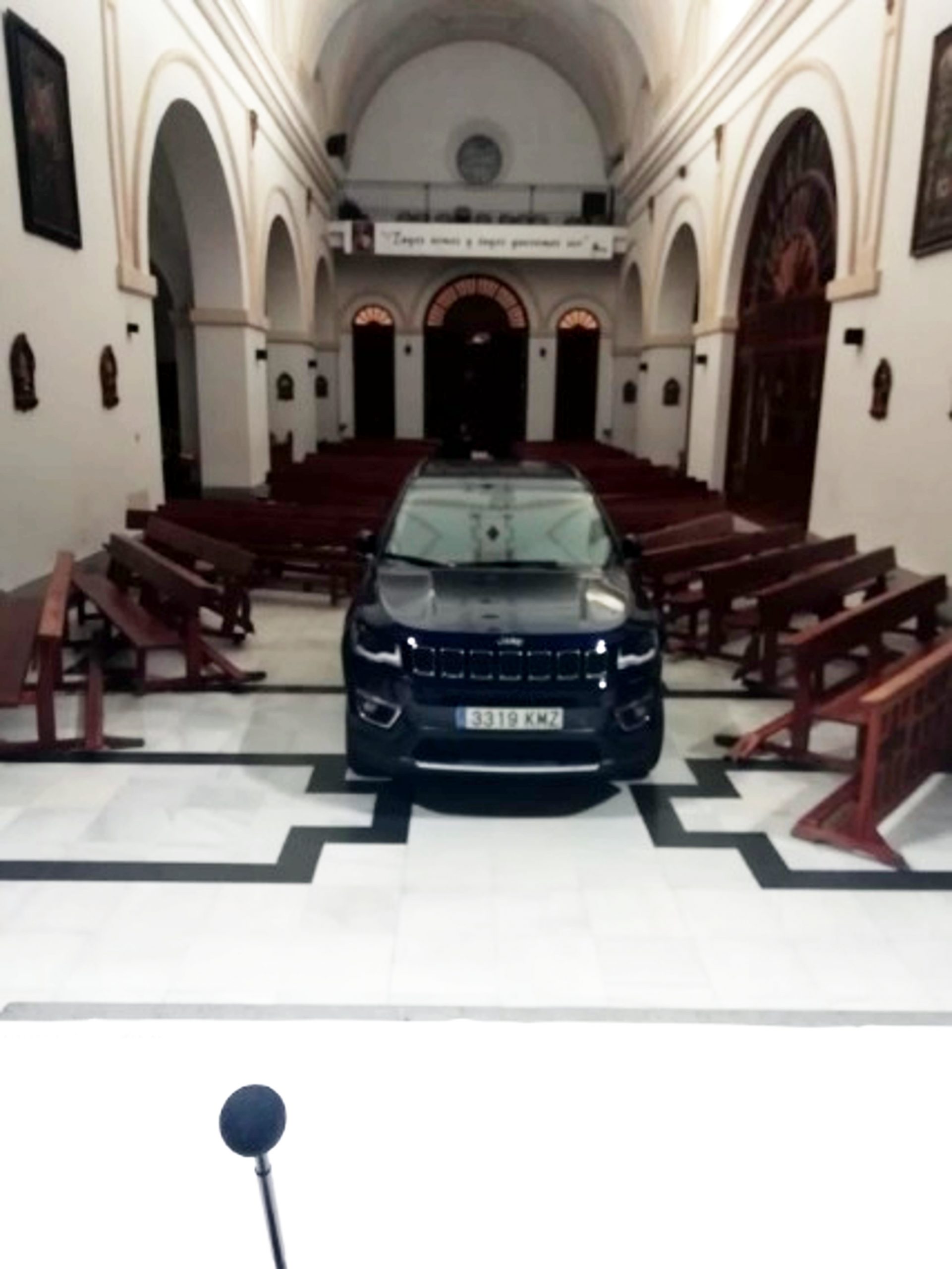 Read more about the article Driver Possessed By Devil Crashes Into Church