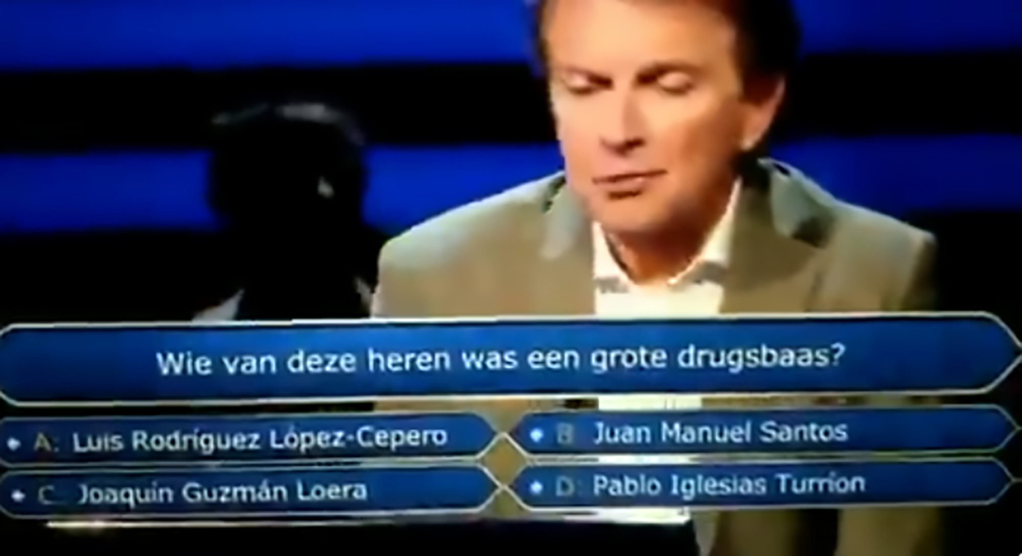 Read more about the article Who Wants To Be A Millionaire Quiz In El Chapo Gaffe