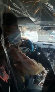 Read more about the article Paranoid Chinese Cabbie Wraps Taxi Interior In Plastic