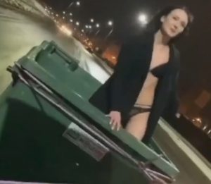 Read more about the article Half-Naked Woman Dances In Wheelie Bin Towed On Road