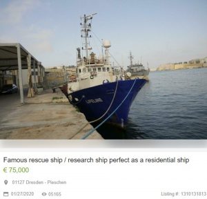 Read more about the article UK Fishing Vessel That Saved 20K Lives For Sale On eBay