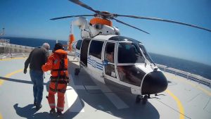Read more about the article 2 US Tourists Evacuated From Cruise Ship By Helicopter