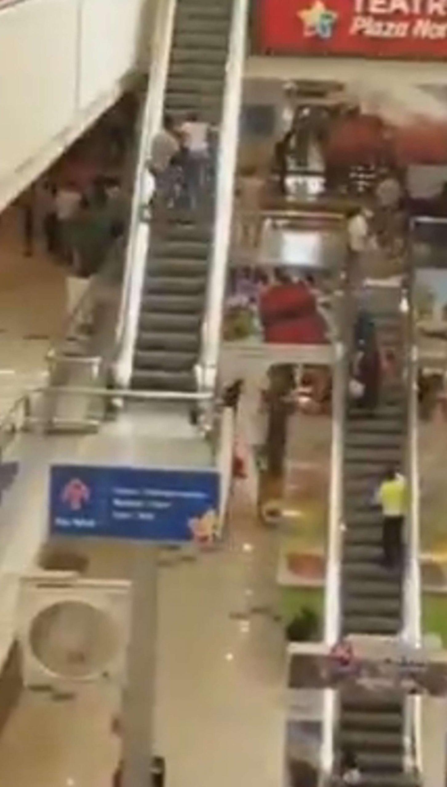 Read more about the article People Run Up Escalator To Escape Shopping Centre Brawl