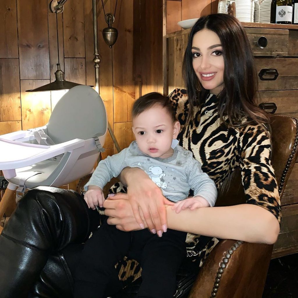 Russian Beauty Queen Shares Snaps Of Son Of The Sultan