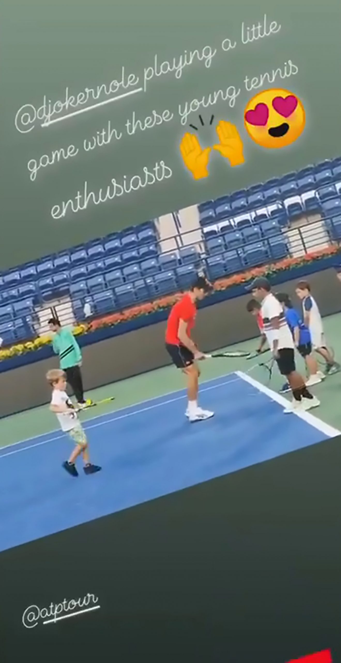 Read more about the article Djokovic Takes Time From Busy Schedule For 5yo Son