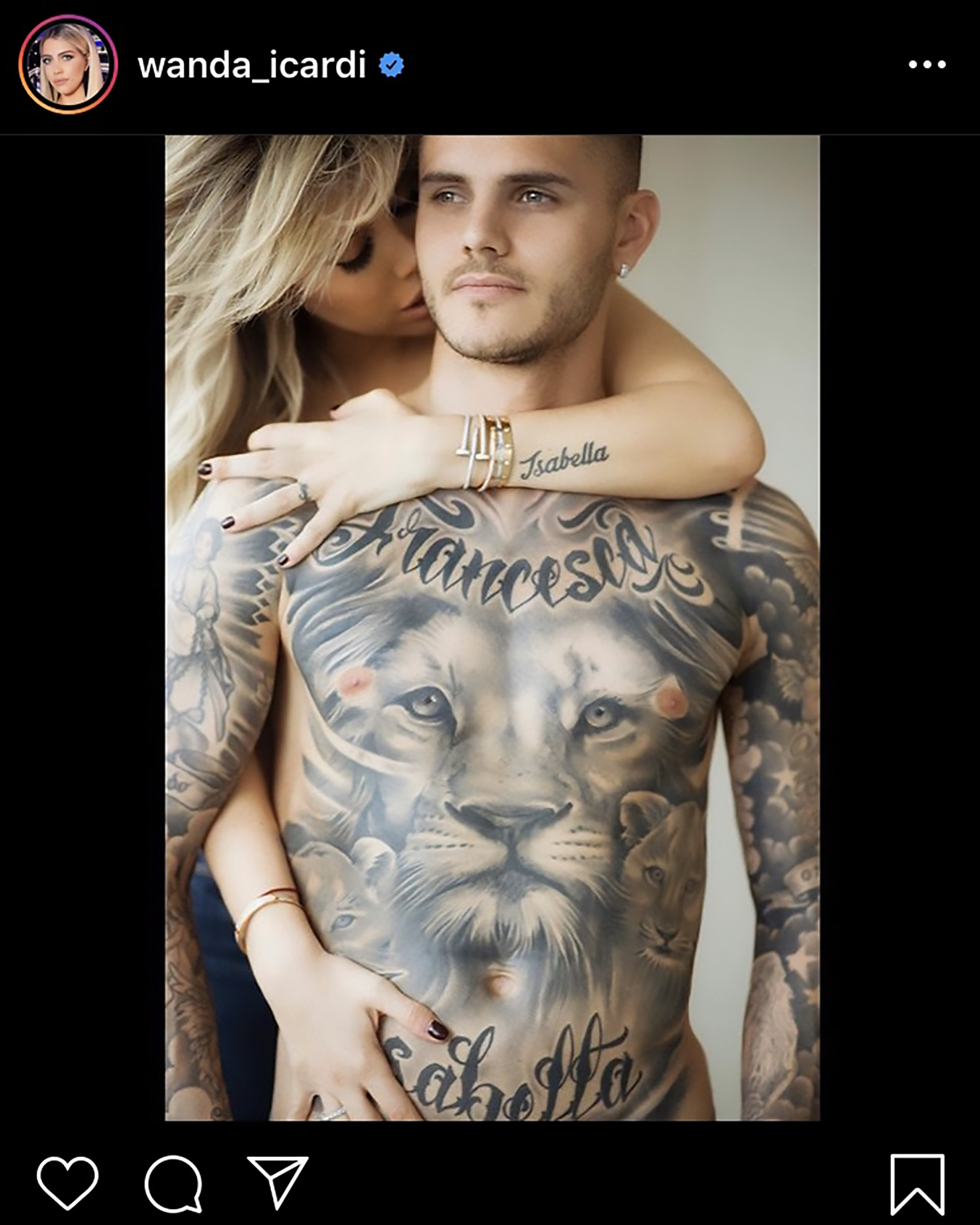 Mauro Icardi Poses In Nude Snap For His Birthday Viraltab