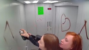 Read more about the article Drunk WPC And Pal Forced To Clean Spray Painted Lift